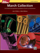 Accent on Performance March Collection Alto Sax band method book cover Thumbnail